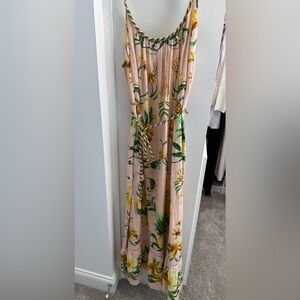 Farm Rio Tie-Waist Maxi Dress